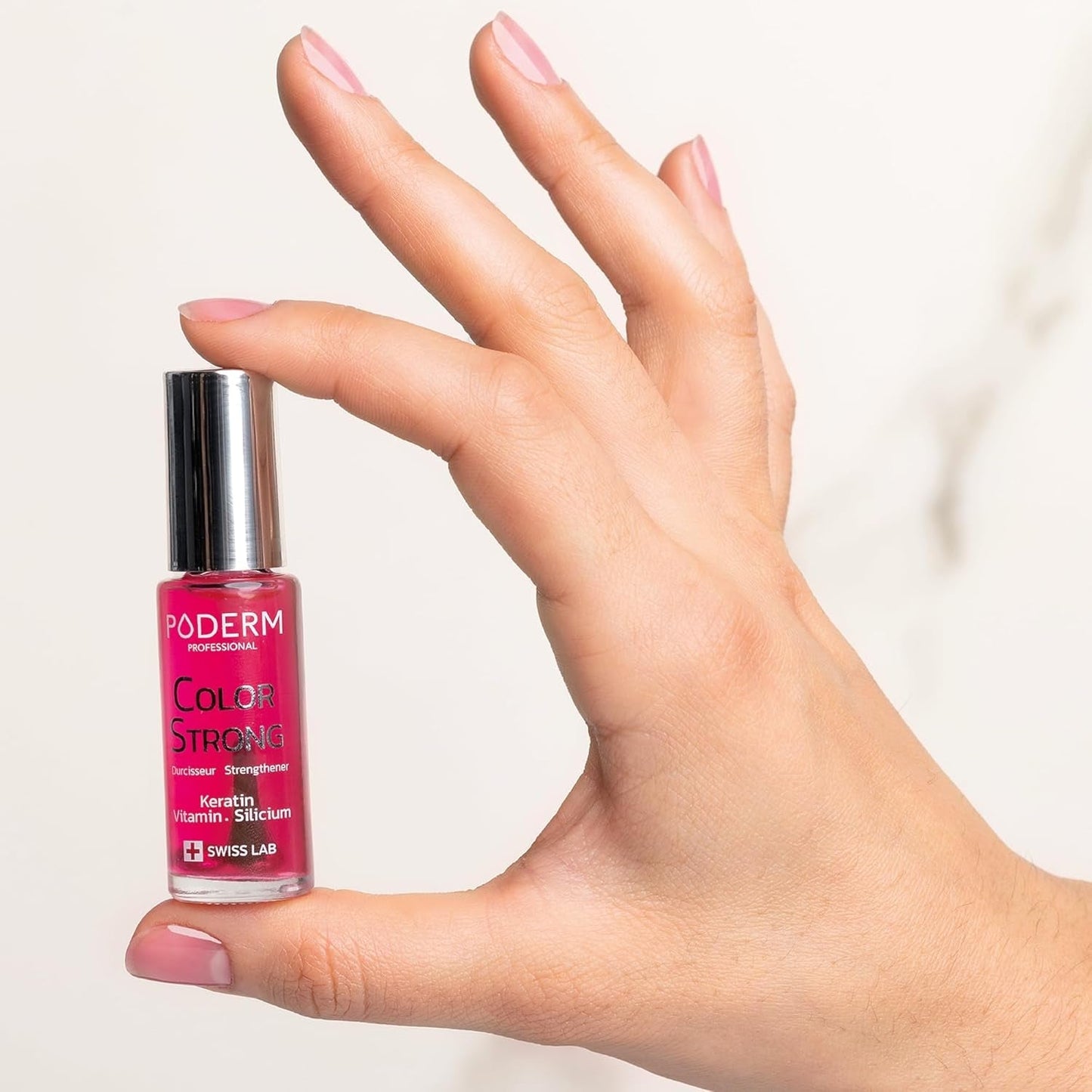 Nagelhärter Lack Mit Biotin, Silizium Und Keratin - Stärkt und Repaired Beschädigte, Geschwächte, Brüchige Nägel Durch Gel-Nagellack, Alterung – Gloss Shine - Hände & Füße - Swiss Made