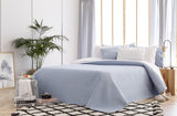 Todocama Fine Boutique Couvre-lit avec motif diamant Printemps Été Automne Hiver 100 % Microfibre Extra Doux Couvre-lit Multifonctionnel 105-200 X 260 cm Beige Lits et Couvertures Besuche den Todocama-Store Bleu Clair Cama 105 - 200X260Cm