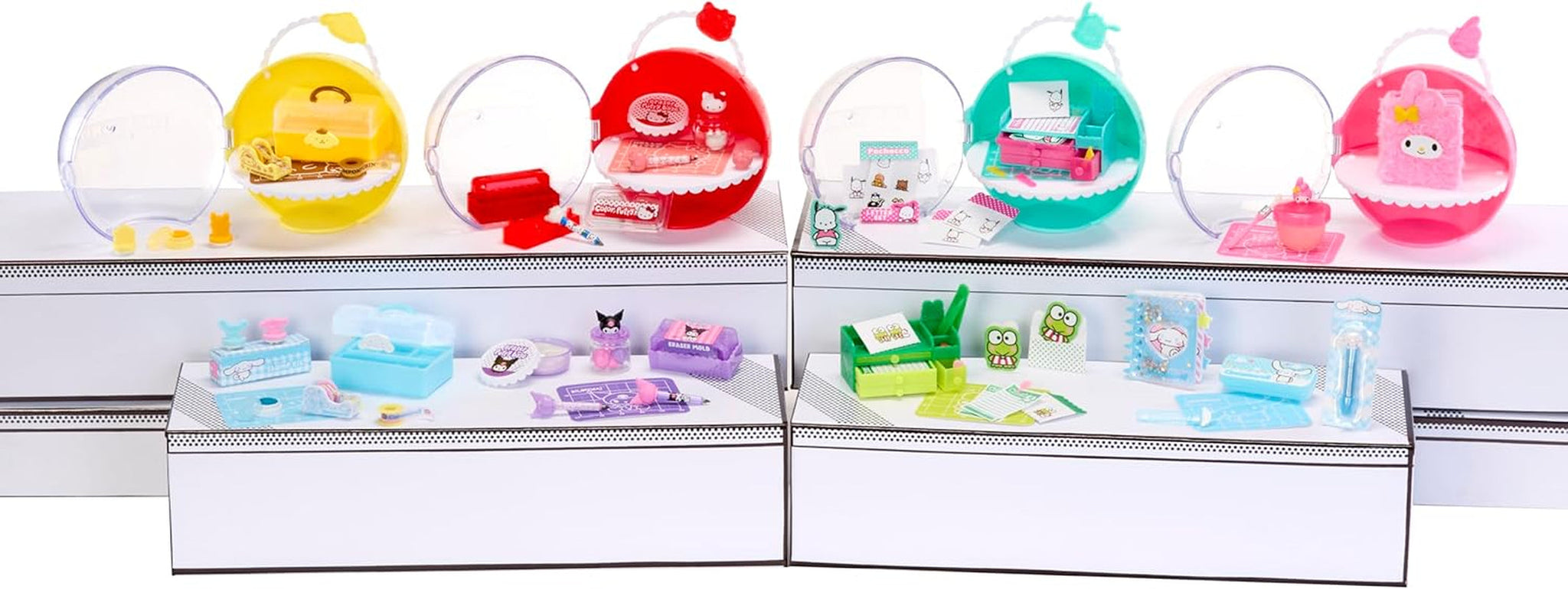 Miniverse MGA Make It Mini Hello Kitty and Friends Série 3 – Mini objets de collection, Sanrio, répliques rétro, papeterie, travaux manuels, bricolage, pour collectionneurs et enfants à partir de 8 ans