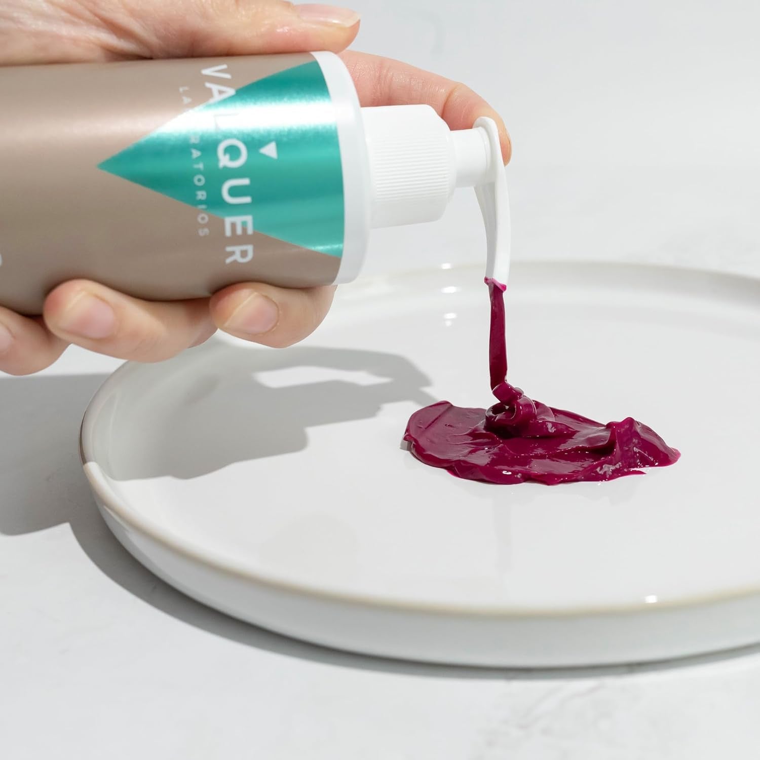 Valquer Power Color Mask formulation végétalienne et sans silicone Donne de la couleur aux cheveux 290 ml violet Masque capillaire Naty Shop