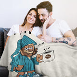 Musaecoin cadeau papa, cadeau d'anniversaire papa, idées cadeaux pour papa, cadeaux pour papa, couverture en flanelle de 50 à 60 pouces, cadeau de Noël pour papa, cadeau de fête des pères Lits et couvertures musaecoin