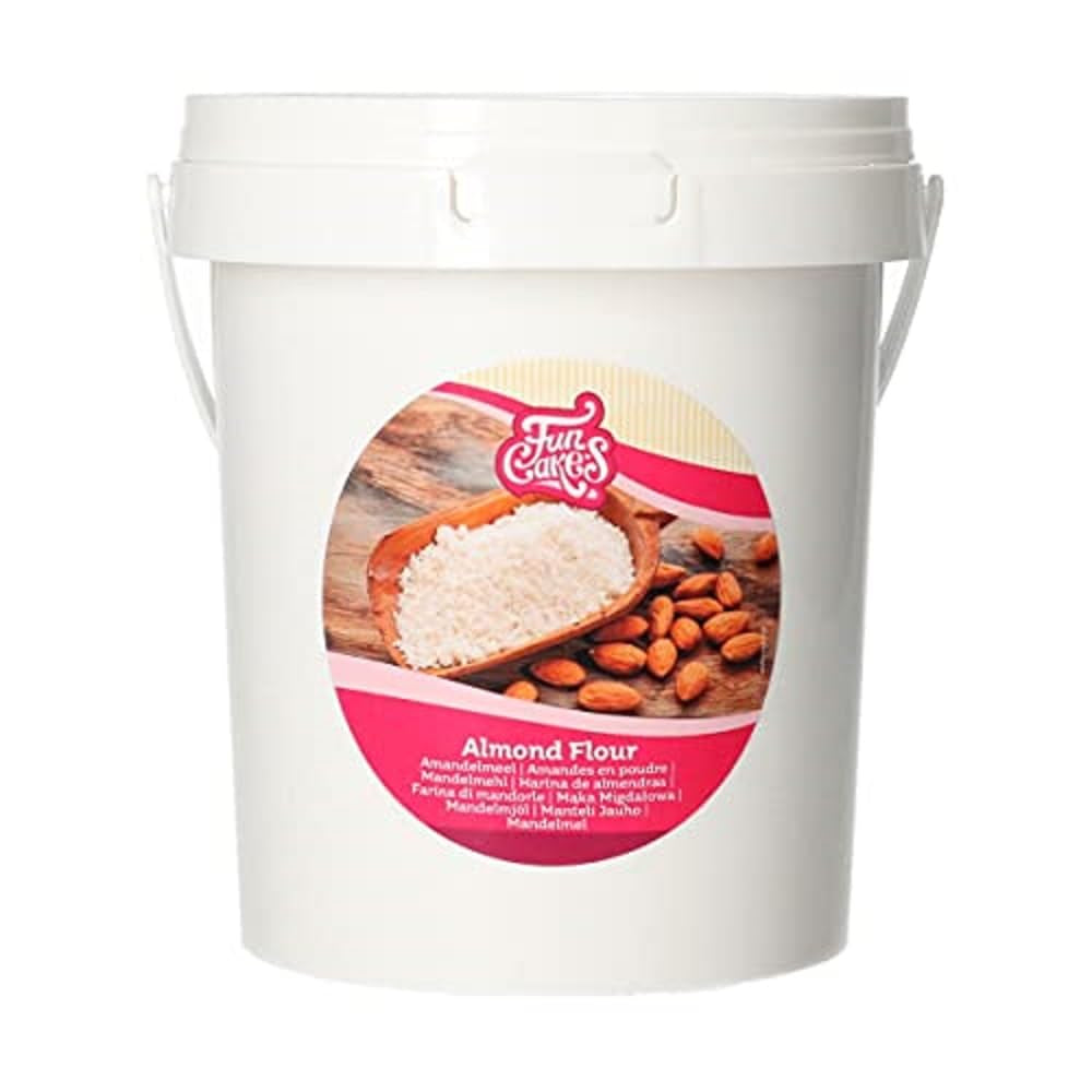 Farine d'amande Funcakes : 100% poudre d'amandes, 350 grammes Mélange pour la pâtisserie et la cuisine Naty Shop