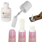 Sun Garden Nails Gel transparent monophasique 30 ml + boîte de 100 embouts + colle pour embouts 7 ml
