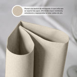 - 600 pièces de serviettes à cocktail de marque Bio-Eco - Couleur Naturelle - 100% Recyclables - Micropointe - 10 X 10 Cm (Pliée) Et 20 X 20 Cm (Dépliée)