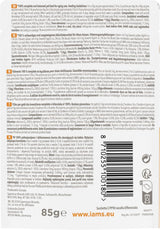 IAMS Delights Nourriture humide pour chat au poulet en sauce pour chats seniors de 7 ans et plus - Format essai, sachet individuel, 1 x 85 g
