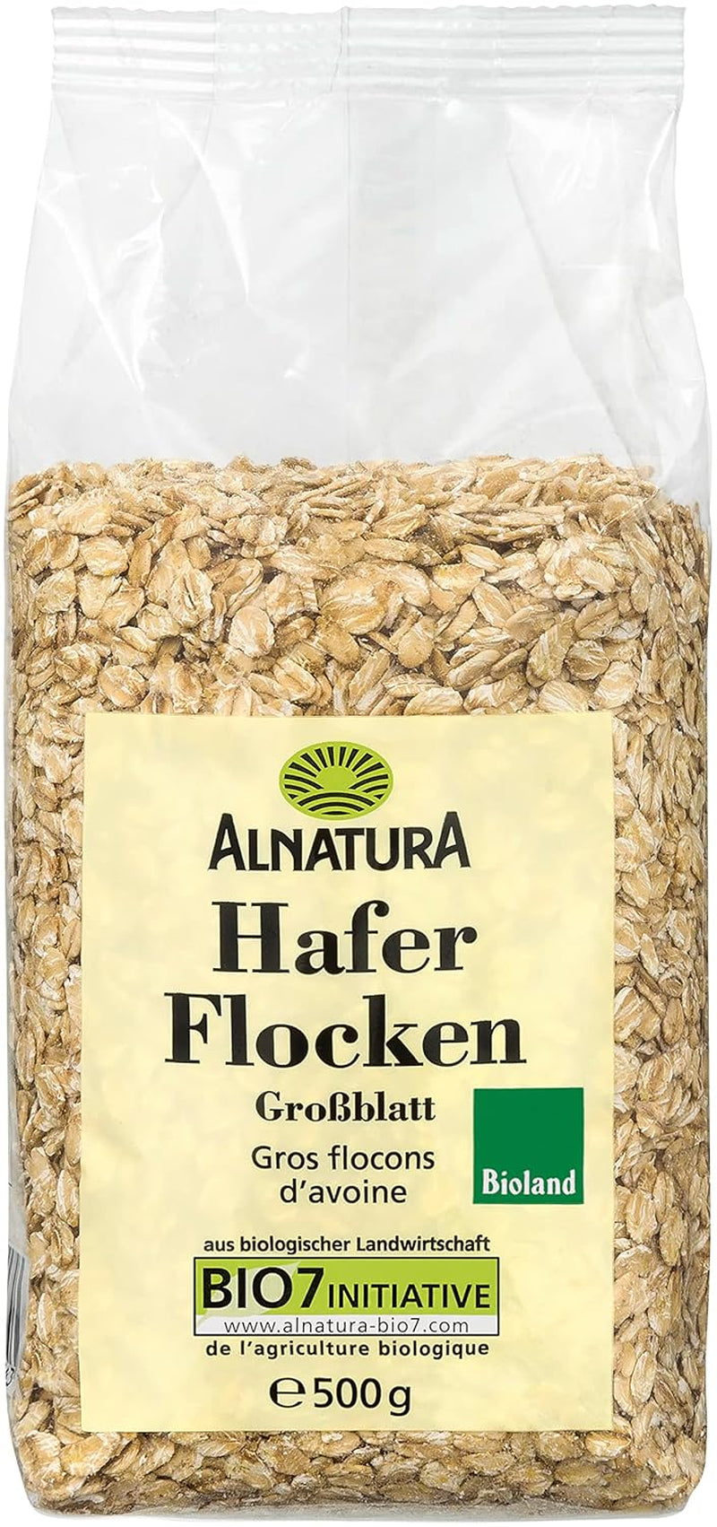Gros flocons d'avoine bio, 500g