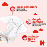 Couches Huggies Ultra Comfort/Little Movers, taille 3 (4-9 kg), motif Disney, absorbantes, protection complète, 126 pièces