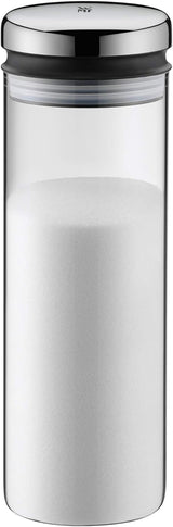 WMF Bocal de conservation en verre Depot 1,5 l, hauteur 28,5 cm, bocal de conservation avec couvercle & Bocal de conservation en verre Depot 2 l, hauteur 36 cm, bocal de conservation avec couvercle Boîtes de conservation Naty Shop
