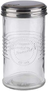 APS 40510 Distributeur de sucre - OLD FASHIONED, Ø 7,5 cm, H: 14 cm, Verre, 0,35 litre, Bouchon avec filetage en...