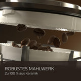 Machine à expresso automatique Saeco GranAroma - 14 spécialités de café, écran couleur intuitif, 4 profils utilisateur, moulin en céramique, 1500 watts (SM6580/10)