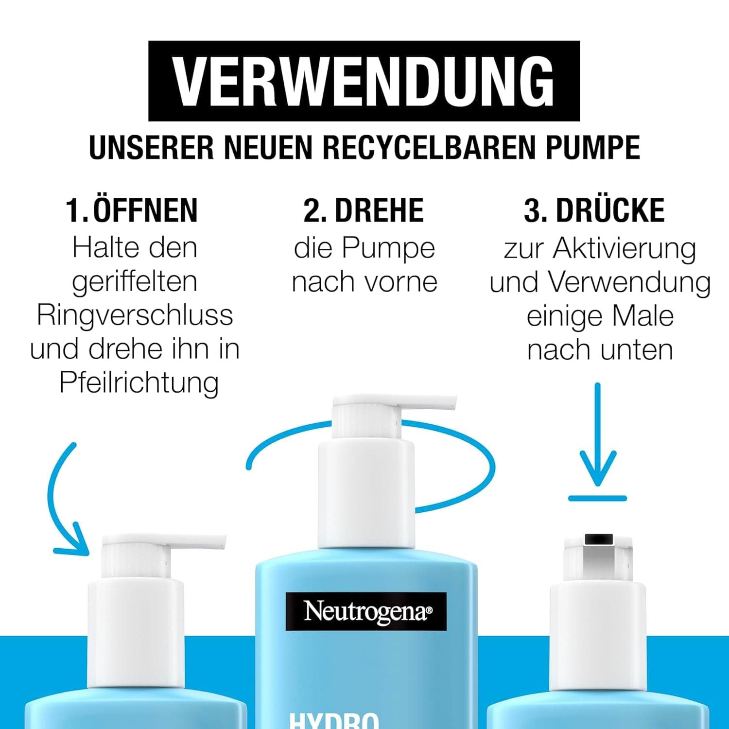 Neutrogena Hydro Boost Ultra-Light Formula Bodylotion Gel pour peaux fines, 250 ml Cosmétiques et beauté Naty Shop