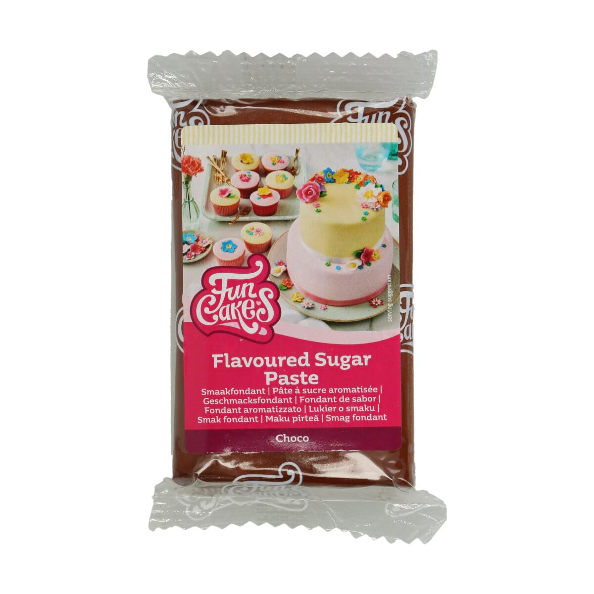 Fondant Funcakes aromatisé à la meringue : Facile à utiliser, onctueux, flexible, doux et malléable, parfait pour la décoration de gâteaux, casher et sans gluten. 1kg