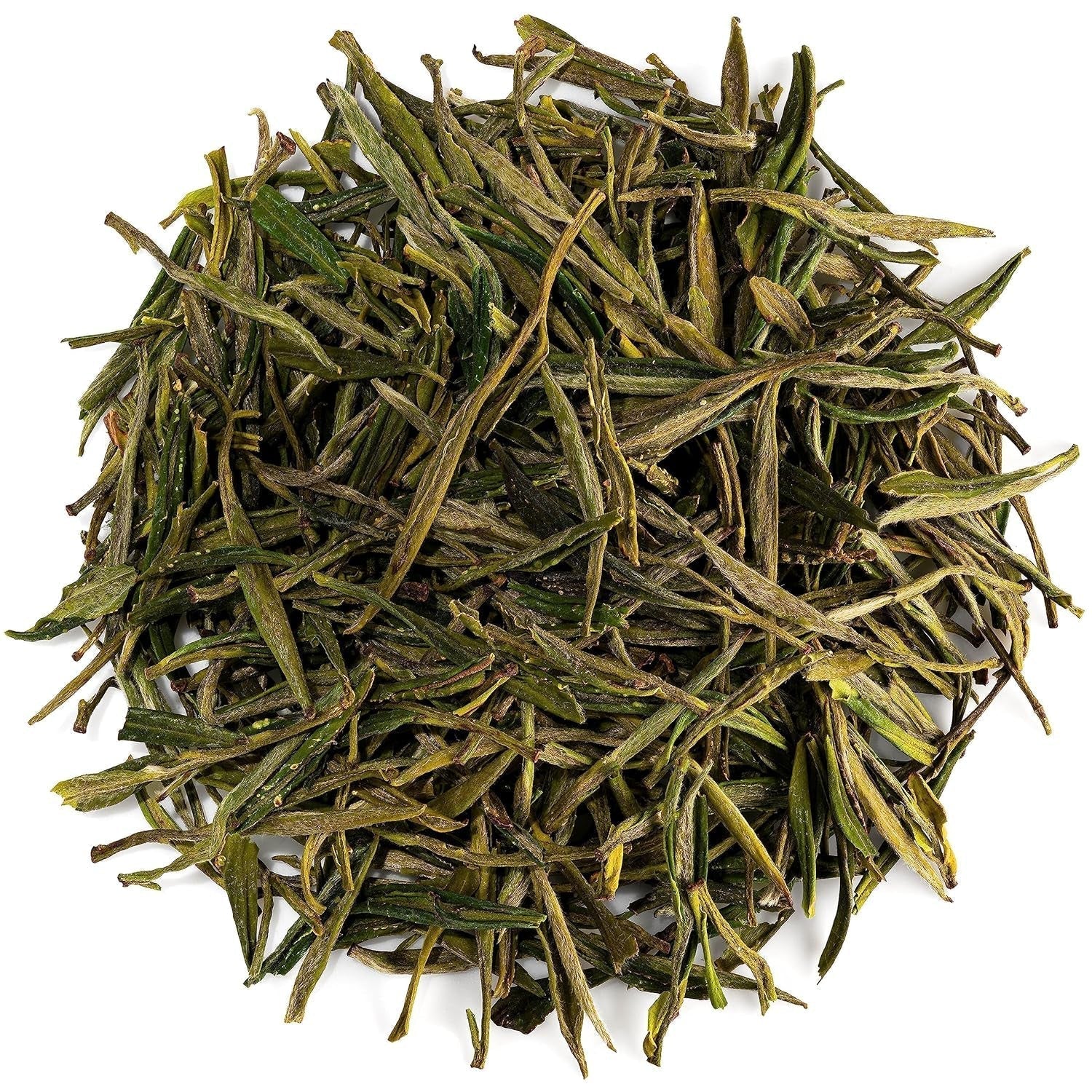 Thé vert Mao Feng Huangshan - Célèbre thé chinois de Huang Shang - Feuilles de thé vert des montagnes jaunes Maofeng Chine Thé Mao Feng Thé vert biologique Thé vert chinois Thé vert