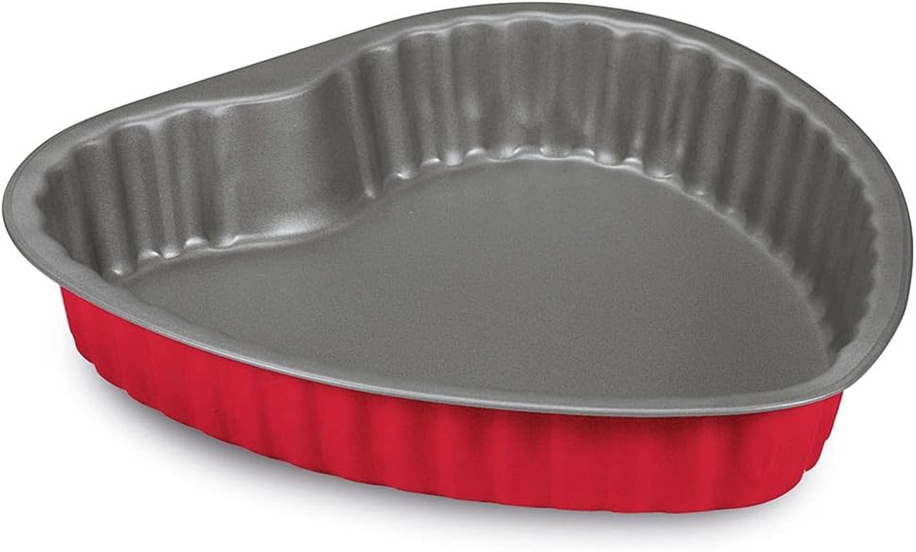 508000000hgnam Rossana 2.0, forme coeur 25 cm, acier avec revêtement inadéquat, Moules et plaques pour pâtisserie Naty Shop