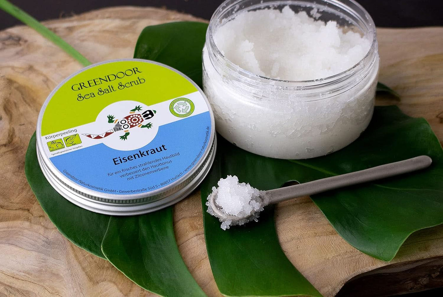 GREENDOOR Gommage Corps, Vegan, Parfum Citron, 280 g Cosmétique et Beauté Naty Shop