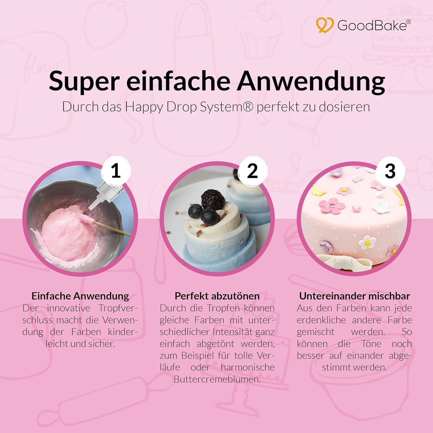 Colorant alimentaire Goodbake Pastel Sand Beige (11 ml) - Colorant alimentaire à haute dose - Pour colorer les gâteaux, fondants, crème au beurre, macarons, boissons, slime et bien d'autres articles. 100% végétalien
