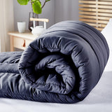 Pikolin Home - Couette réversible 300 G - Garnissage Nordique Bicolore - Pour lit 150 - Douillet, chaud, respirant, jaune moutarde, 240 X 220 Cm Couettes et couettes Naty Shop