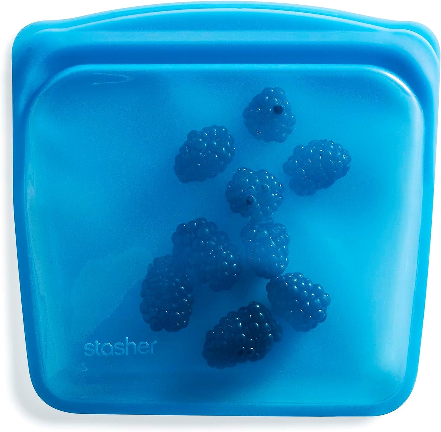 Naty Shop Boîtes de conservation des aliments aux myrtilles Sac à lunch réutilisable en silicone de qualité supérieure Sac à sandwich Transparent Durable Four Lave-vaisselle Congélateur Sac à lunch écologique Aucune fuite Naty Shop Boîtes de conservation des aliments aux myrtilles