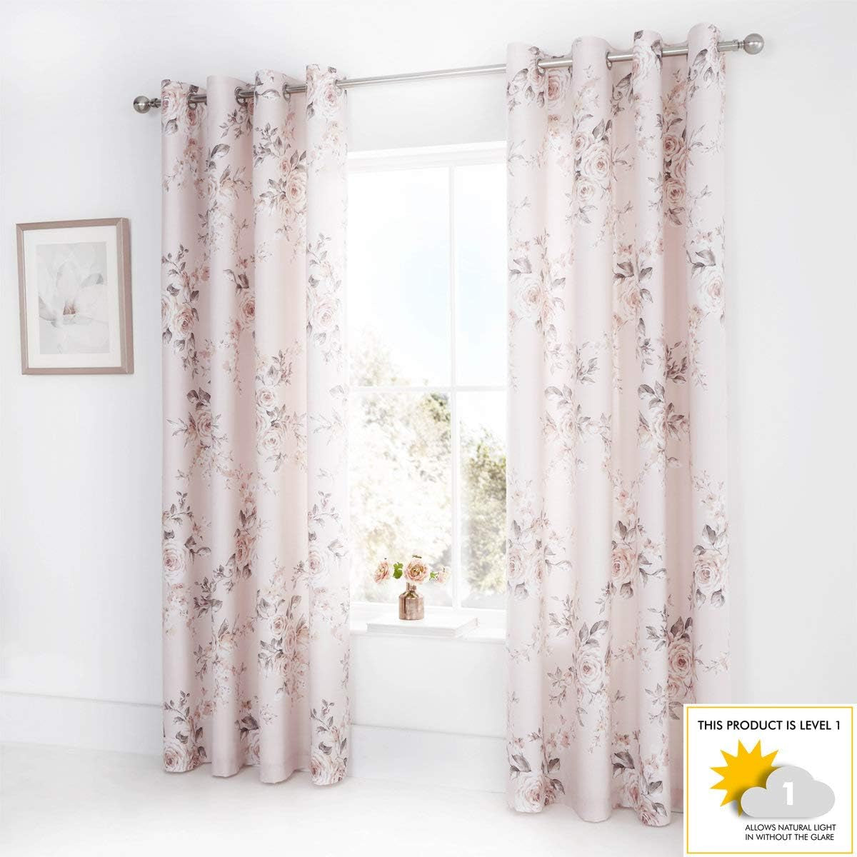 Catherine Lansfield Couvre-lit Canterbury, entretien facile, Blush, couvre-lit - 220X230Cm Lits et Couvertures Catherine Lansfield
