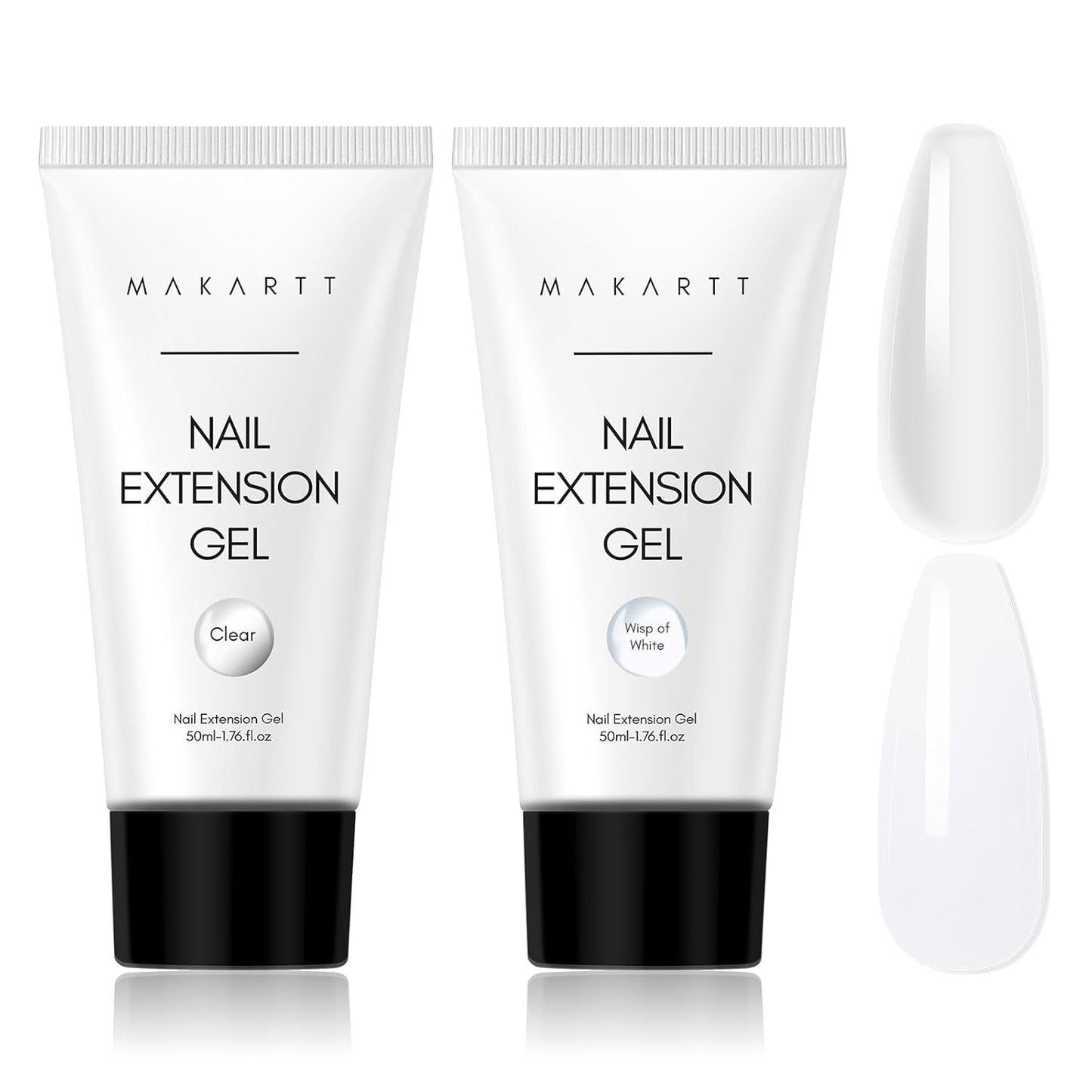 Makartt Poly Nail Extension Gel - Gel d'extension acrylique, Gel de renforcement des ongles, Décoration des ongles, 50 ml (Violet)