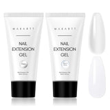 Makartt Poly Nail Extension Gel - Gel d'extension acrylique, Gel de renforcement des ongles, Décoration des ongles, 50 ml (Violet)