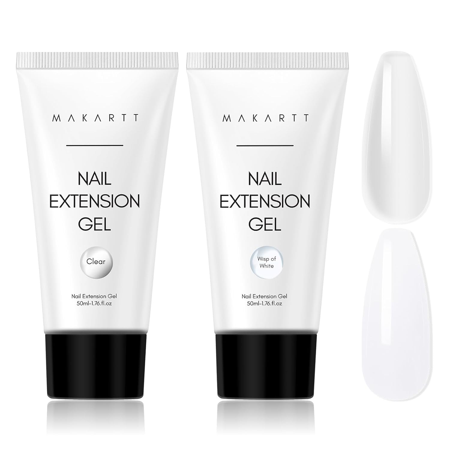 Makartt Poly Nail Extension Gel - Gel d'extension acrylique, Gel de renforcement des ongles, Décoration des ongles, 50 ml (Violet)