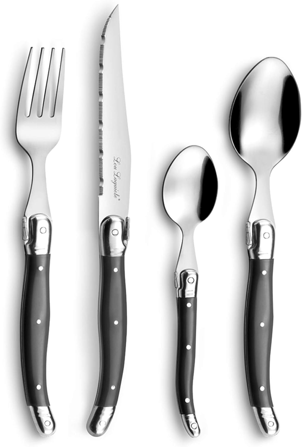 LOU LAGUIOLE TRADITION Ménagère à steak 24 pièces Cuisine Naty Shop