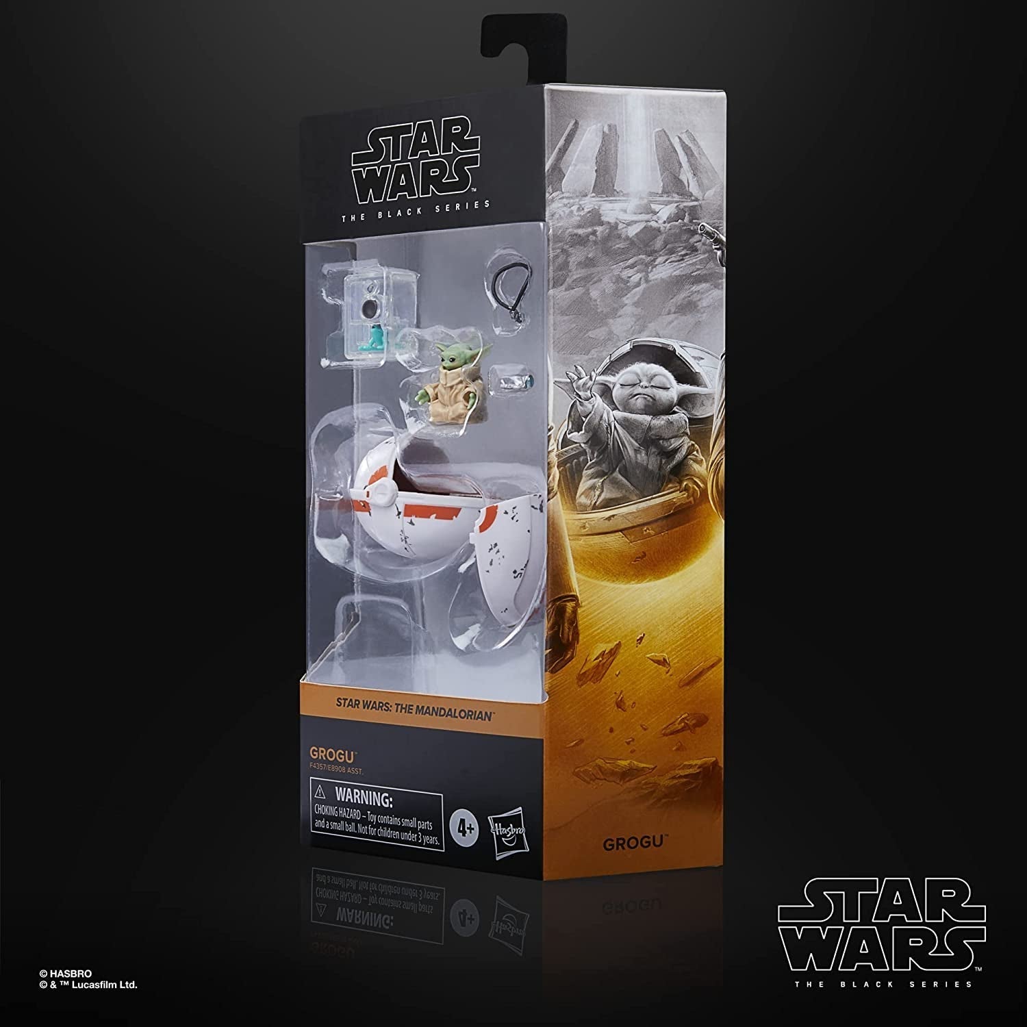 Star Wars Hasbro Black Series Grogu, Figurine The Mandalorian Zu, Adapté aux figurines de collection de 15 cm, Pour les enfants à partir de 4 ans, Multi, F4357 Figurines Naty Shop