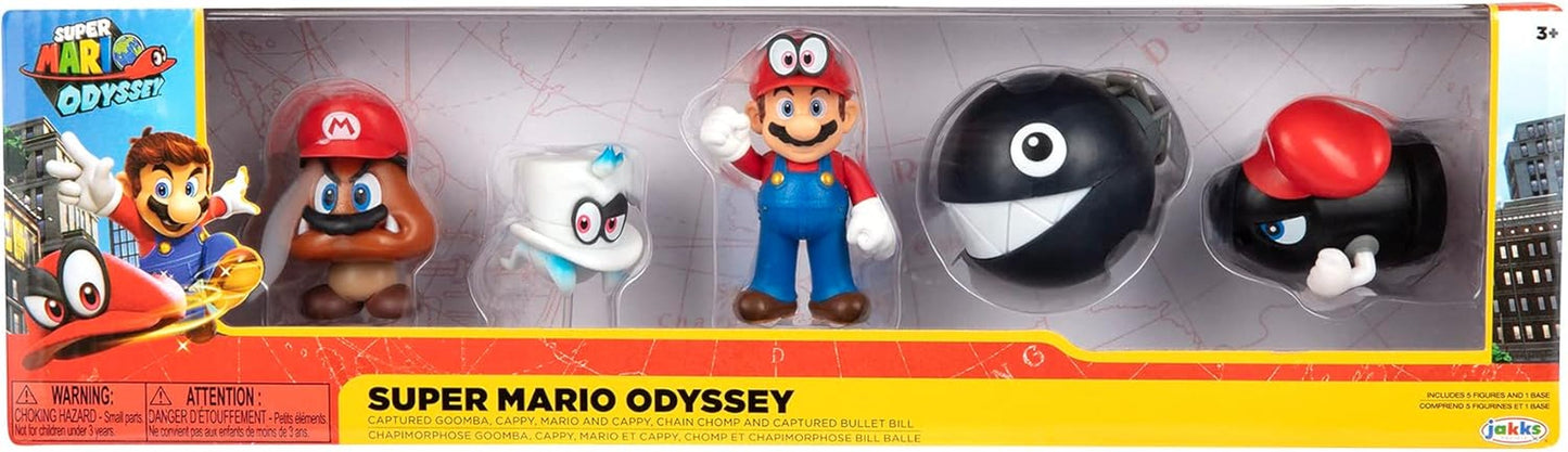 Ksruee Super Mario Mario Odyssey 5,6 cm Pack Figurines Naty Shop