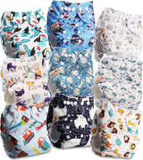 Littles and Bloomz FLP2-0406 Couche réutilisable à clip standard, 4 couches