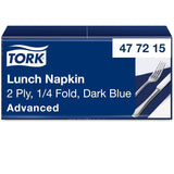 Tork 477840 Serviettes à déjeuner citron vert / Serviettes 2 épaisseurs pour petits repas ou collations / Qualité avancée / 10 X 200 (2000) Serviettes en papier / 32,6 X 33 cm (L X L) / 1/4 plié