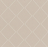 Papstar, 50 Serviettes "Collection ROYAL" pli 1/4 40 cm x 40 cm "Élégance" Marron, #86498 (Lot de 2)