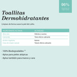 Suavinex Lingettes humides pour bébé 60 pièces adaptées aux peaux atopiques 96% ingrédients naturels