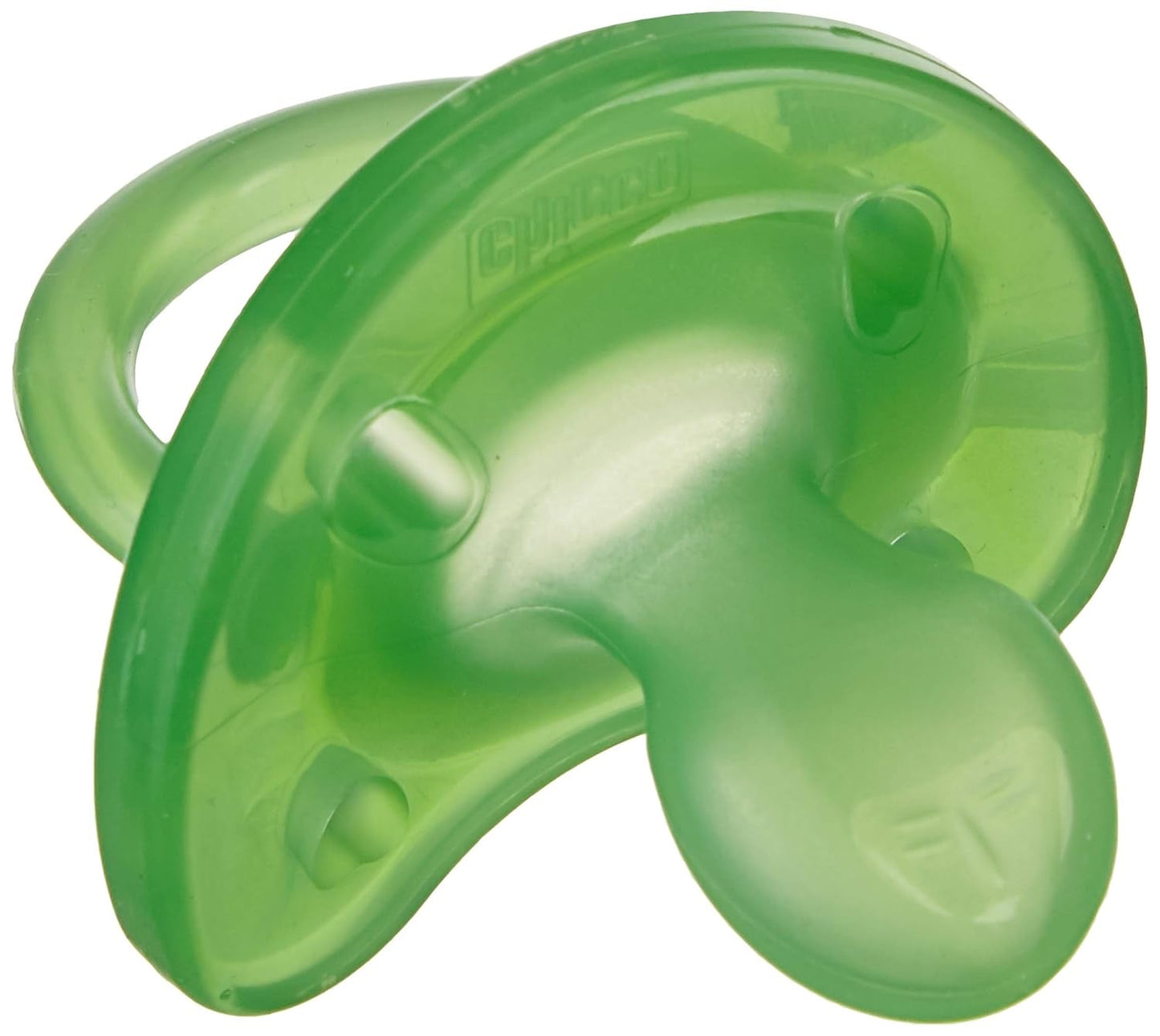 Sucette Chicco « Physio Soft », 12 mois+, silicone, 1 pièce, couleurs assorties