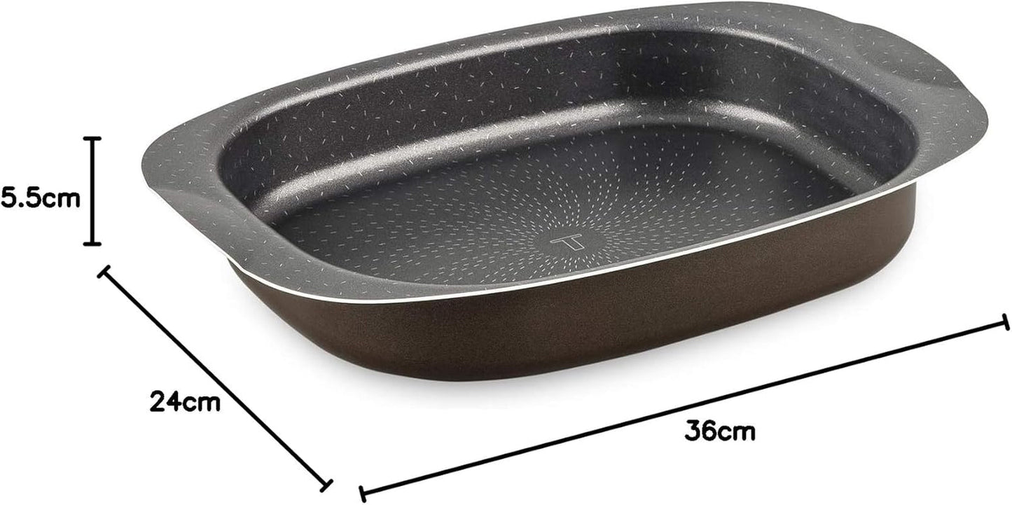 Tefal J1601502 Success Auflaufform Aluminium Schwarz 36 X 24 X 5,5 Cm Moules et plaques pour pâtisserie Naty Shop