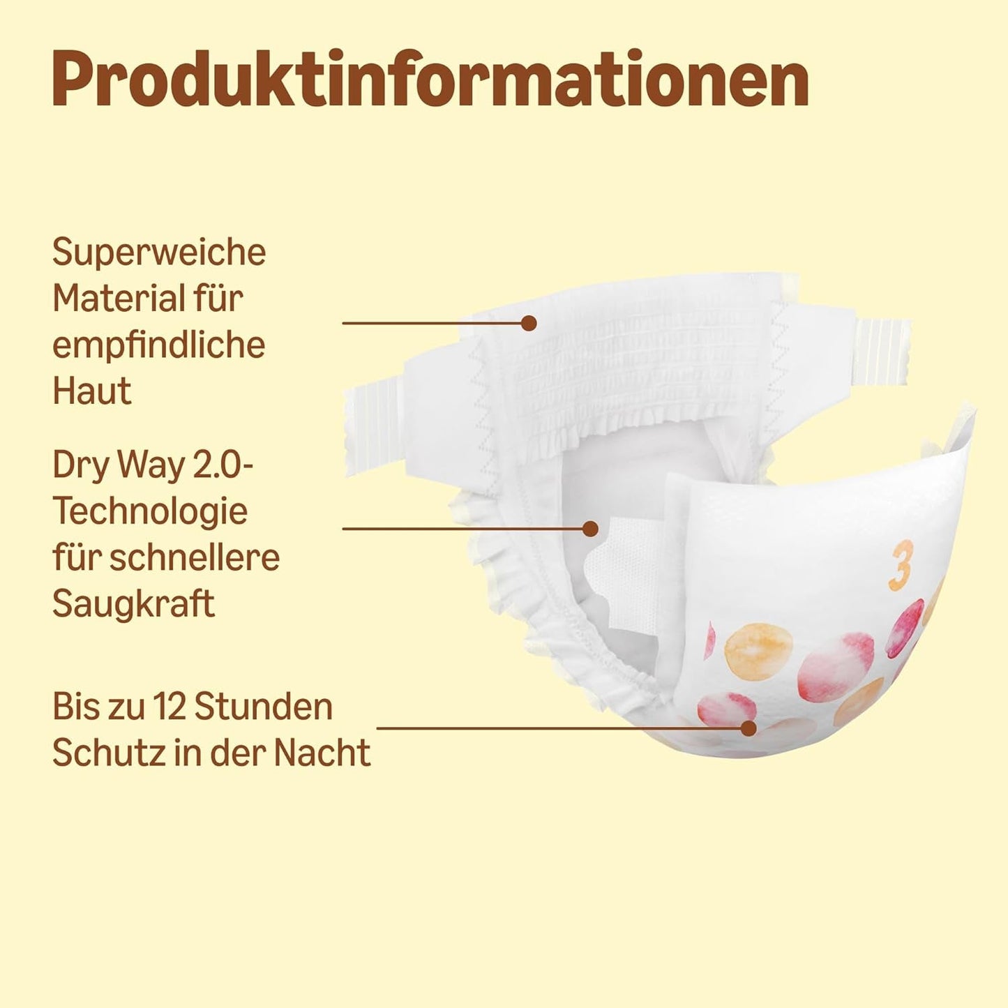 Couches Amazon Ultra Dry, taille 3 (4-9 kg) – Boîte mensuelle, blanche, 172 unités (2 paquets de 86) (anciennement Mama Bear, produit identique)