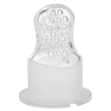 Nuby Mangeoire à Fruits en Silicone - Mangeoire à Fruits pour Bébés de 6 Mois et Tout-Petits - Anneau de Dentition pour Fruits, Légumes et Purées - Sans BPA - Rose - 6+ Mois