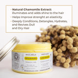 Intea Camomille - Masque Capillaire Reflets Blonds - Hydrate et nourrit les cheveux blonds - Masque Capillaire Naty Shop 250 ML