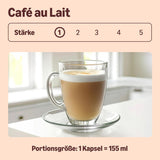 par Amazon Café au Lait Dolce Gusto capsules de café compatibles, 48 ​​capsules (3 Packungen mit je 16 Stück)