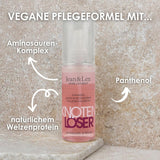 Jean & Len Knot Remover Spray revitalisant 2 phases sans rinçage, adapté à tous les types de cheveux, démêle les cheveux et améliore la peignabilité, parfum frais, démêlant, sans silicone ni parabène, végétalien, 100 ml Produits démêlants Naty Shop