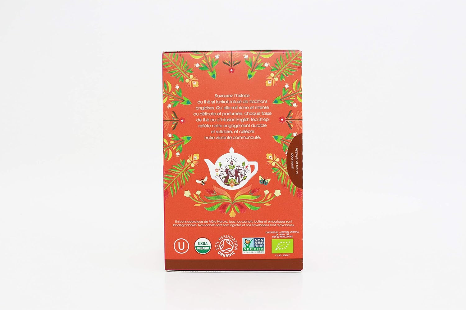 ETS - Thé noir Chai, Naturland BIO, 20 sachets de thé