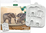 Katy Sue, Moule Silicone Famille d'Éléphants Cuisine Naty Shop
