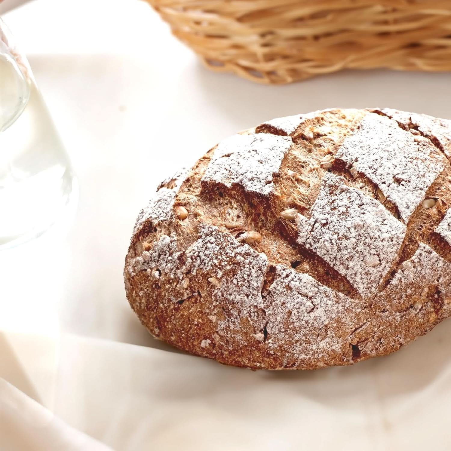 MÉLANGE DE PAIN INFÉRIEUR EN CARB, alternative au pain protéiné céto, végétalien et sans gluten, sans soja ni céréales Naty Shop Kitchen