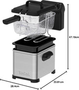 Tefal Family Pro Access 4,0L, 3000 Watt, semi-professionnel, avec huile, réservoir d'huile amovible, technologie de zone de refroidissement Électroménager Naty Shop