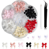 1 Carton Nail Art Charms, Fleurs 3D Charms d'art, Acryl Blumen Nagel Strass Mit Ornamenten, Nagel Edelsteine, Nagel Zubehör Für Mädchen, Décoration d'art, DIY Handwork Nail Design