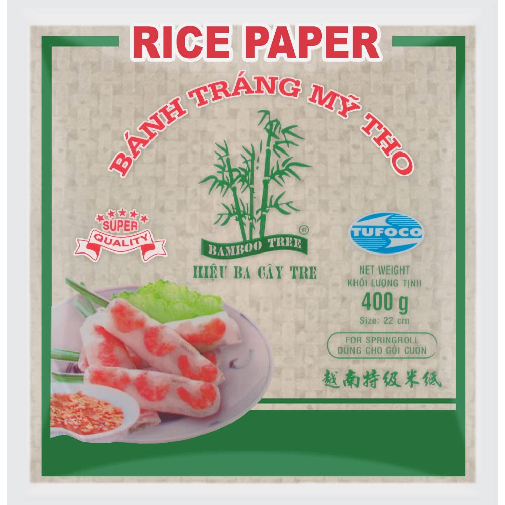 BAMBOU - Papier de riz 22 cm. (Rouleaux d'été) - 1 x 400 g
