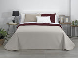 AVA | Courtepointe réversible Boutique | Pour toutes les saisons | Couleur – Gris/Rouge | Pour lit 120/135 cm. lit. (230 X 270 Cm. Ancho X Alto) | Couette matelassée Couettes et couettes Naty Shop