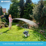 CELLFAST Tuyau d'arrosage, Tuyau d'arrosage de Jardin à 3 Couches, Tuyau d'irrigation Flexible renforcé de Fil Durable, résistant aux UV, Anti-algues, 3,4 Pouces, Longueur de 20 mètres