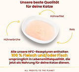 almo nature HFC Hydration Help Nourriture humide pour chat - Soupe de poulet et filets de poulet - Convient à l'usage humain, Sans gluten, Monoprotéine, 50 g, 24 pièces, 1,2 kg