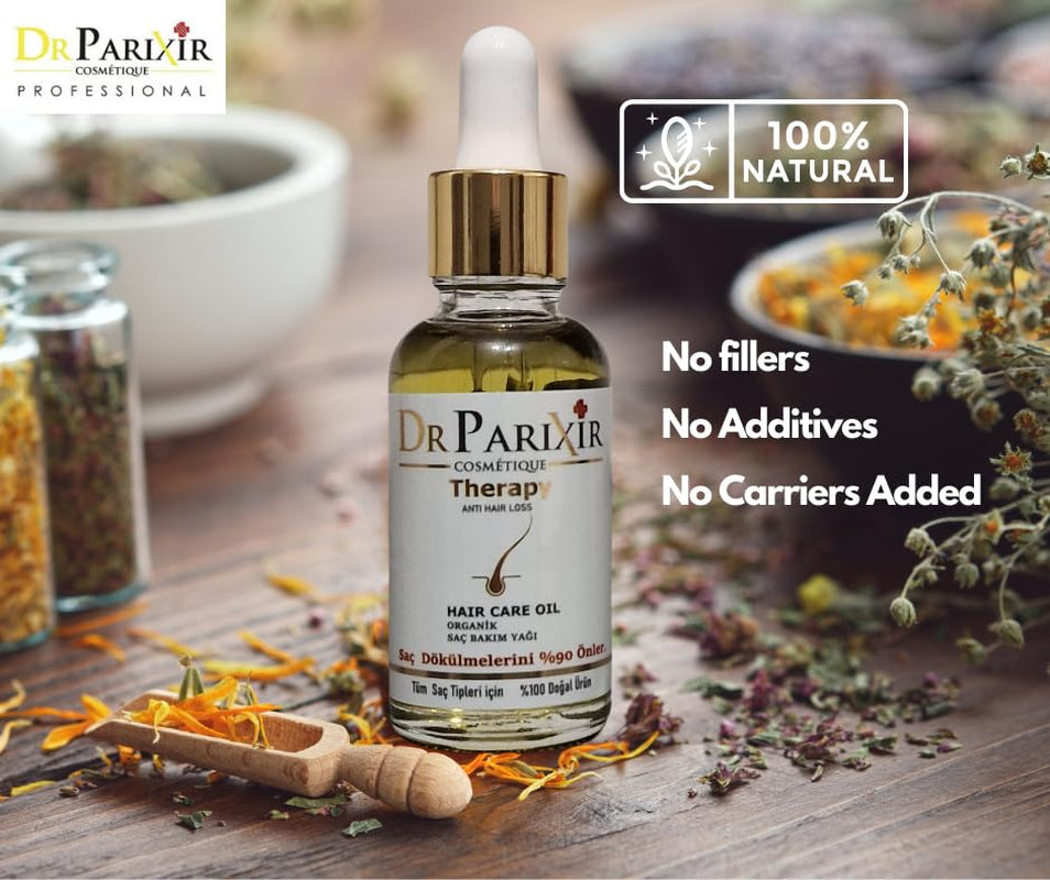 Sérum Anti-Chute Dr Parixir - Solution efficace à l'huile d'olive et au romarin, 30 ml | Réduit la chute des cheveux et renforce les racines des cheveux Naty Shop Hair Care